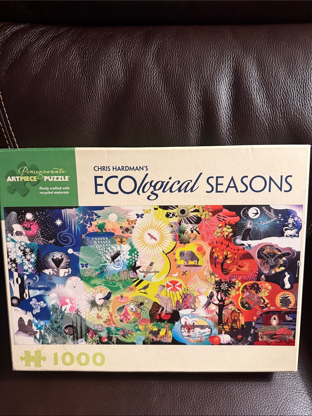 Chris Hardman’s "Ecological Seasons" 1000-piece art jigsaw puzzle Pomegranate